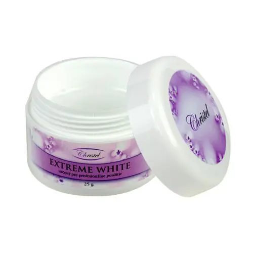 UV gél na nechty - Extreme White gel, 25g