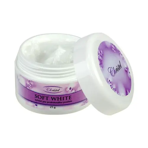 UV gél na nechty - Soft White gel, 25g