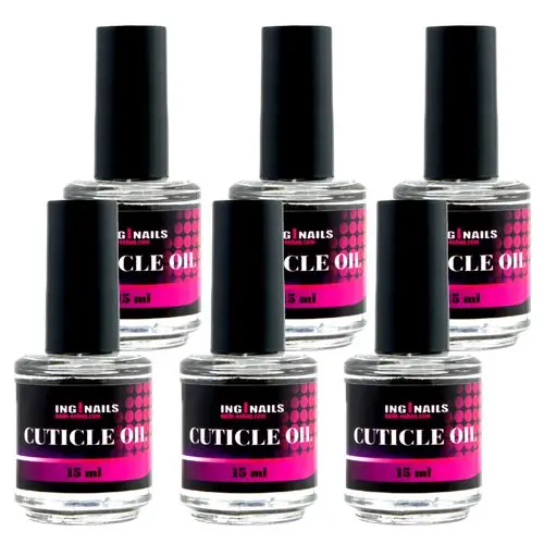 Olej na nechty Inginails, 6ks - Cuticle Oil ALMOND 15ml