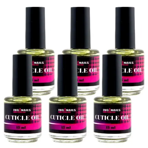 Olej na nechty Inginails, 6ks - Cuticle Oil VANILLA YELLOW 15ml