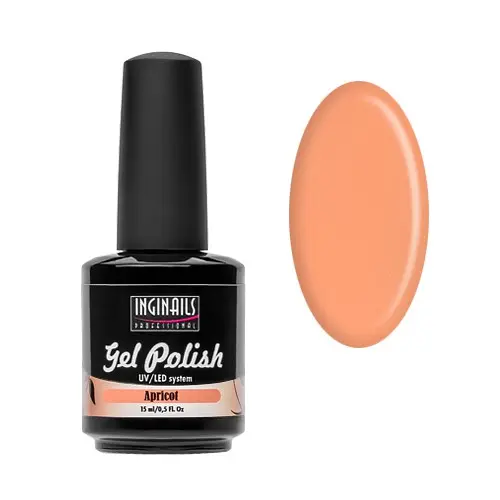 Apricot 15ml - UV gél lak na nechty Inginails Professional 