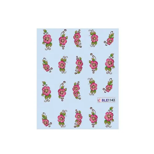 Vodolepky s motívom kvetov – 1143