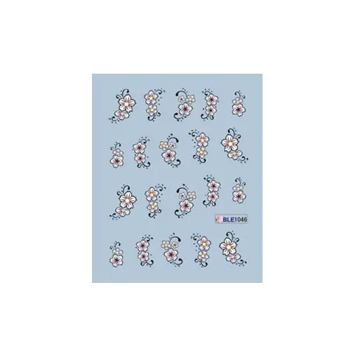 Vodolepky s motívom kvetov – 1046