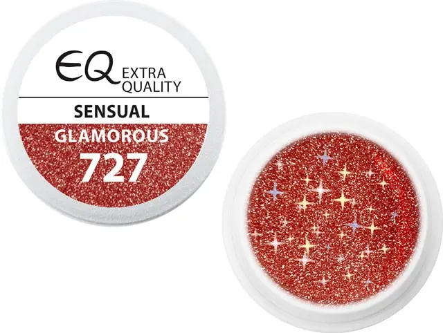 Extra Quality GLAMOURUS farebný UV gél - SENSUAL 727, 5g