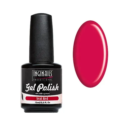 UV gél lak Inginails Professional 15ml - Seal Red