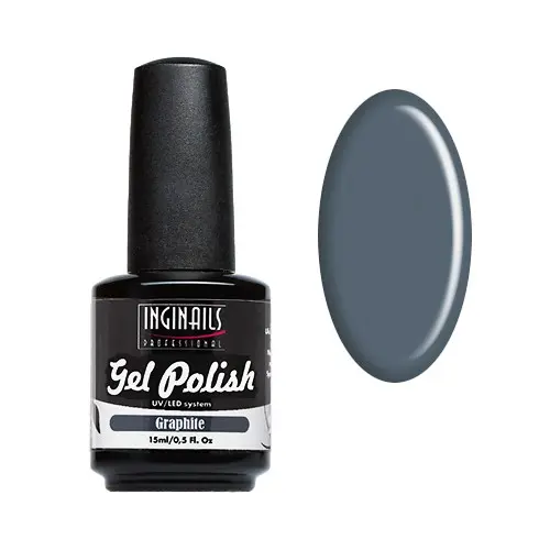 UV gél lak Inginails Professional 15ml - Graphite