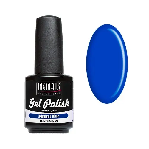 UV gél lak Inginails Professional 15ml - Admiral Blue