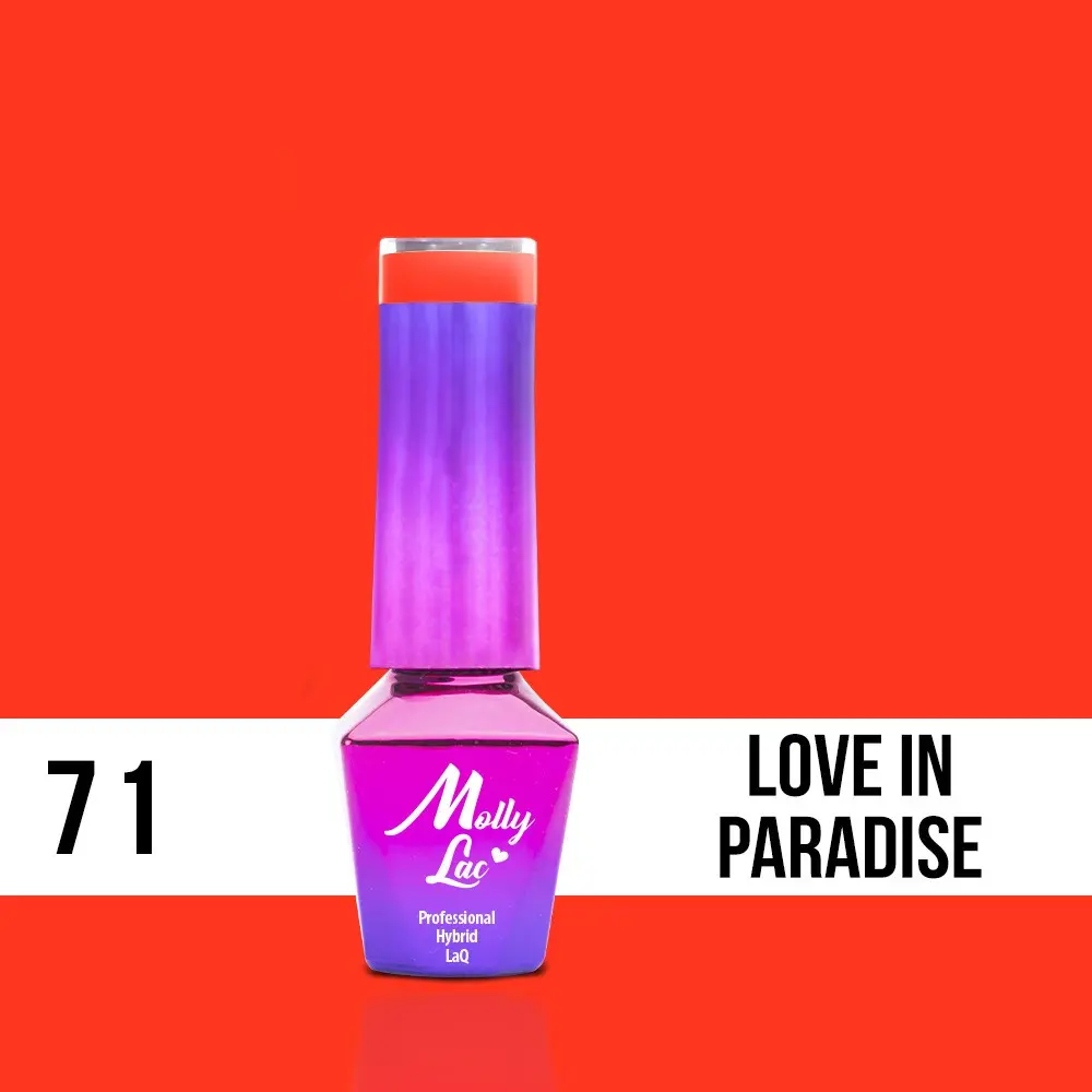 MOLLY LAC UV/LED gél lak Women in Paradise - Love in Paradise 71, 10ml