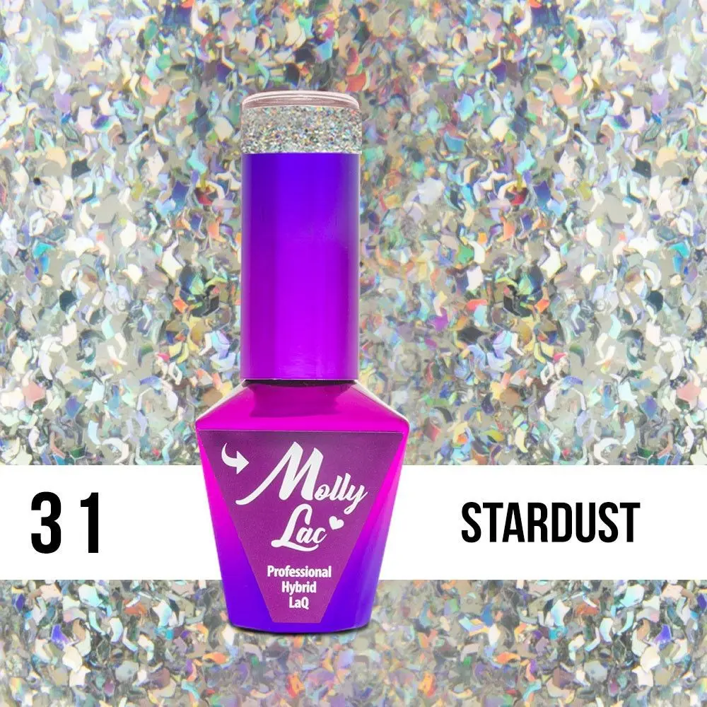 MOLLY LAC UV/LED gél lak Queens of Life - Stardust 31, 10ml