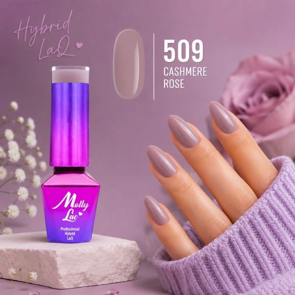 MOLLY LAC UV/LED gél lak Delicate Women - Pleasant To The Touch 63, 5ml