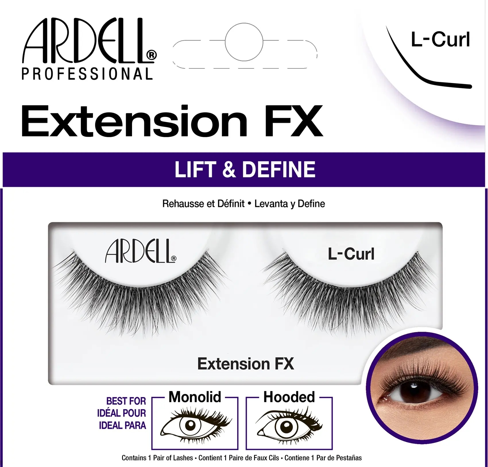 Ardell - 3D Extension FX Mihalnice L-Curl