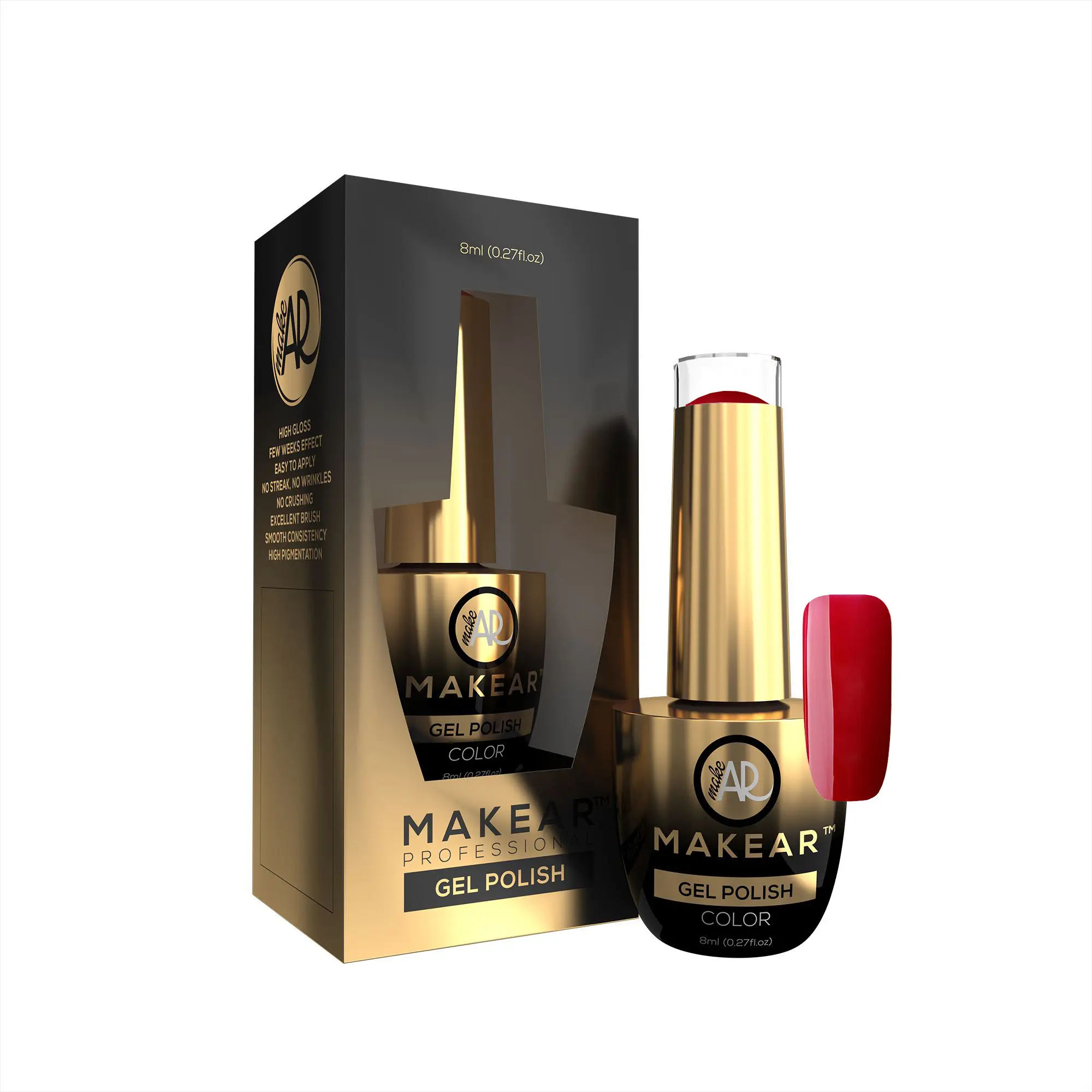 Makear Farebný gél lak Glamour - 719, 8ml