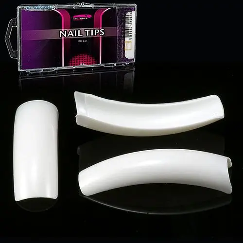 Royal French White, 100ks box - umelé nechty Inginails mix 1-10