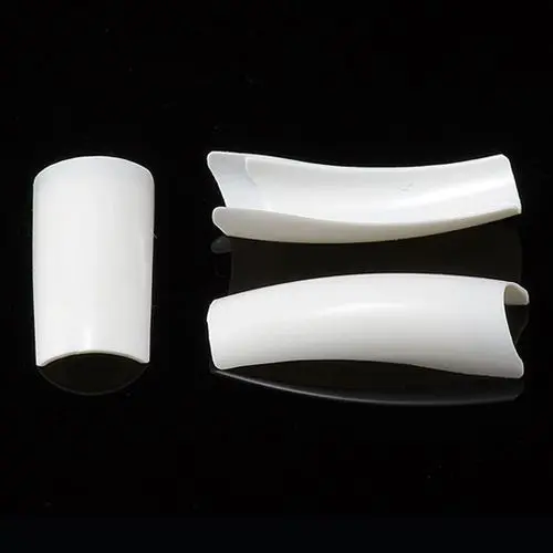 Tipy Inginails č.7 na nechty, 50ks box - Royal Salon French White