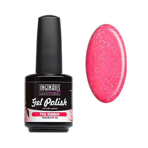 UV gél lak Inginails Professional 15ml - Pink Rainbow