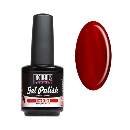 UV gél lak Inginails Professional 15ml - Bloody Red