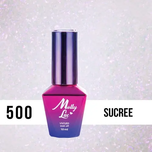 MOLLY LAC UV/LED gél lak Bling It On -  Sucree 500, 10ml