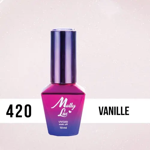 MOLLY LAC UV/LED gél lak Madame French - Vanille 420, 10ml