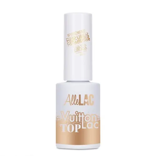 Bezvýpotkový Top Coat - VuittonLac AlleLac - Gold, 5g 