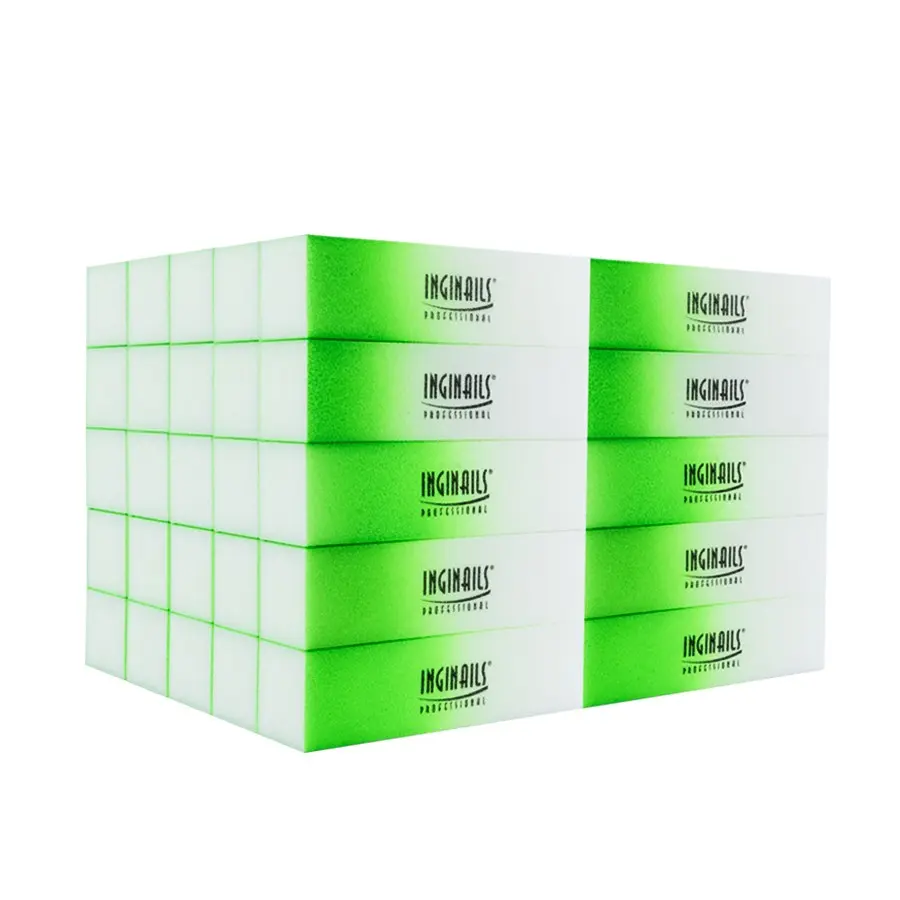 Inginails Professional Blok - zelený ombre, 120/120 - 4-stranný