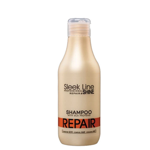 Sleek Line Repair šampon pre poškodené a suché vlasy s hodvábom 300 ml