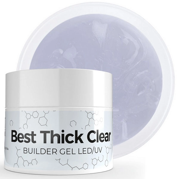 Stavebný UV/LED gél NTN Gel Best Thick Clear, 50g