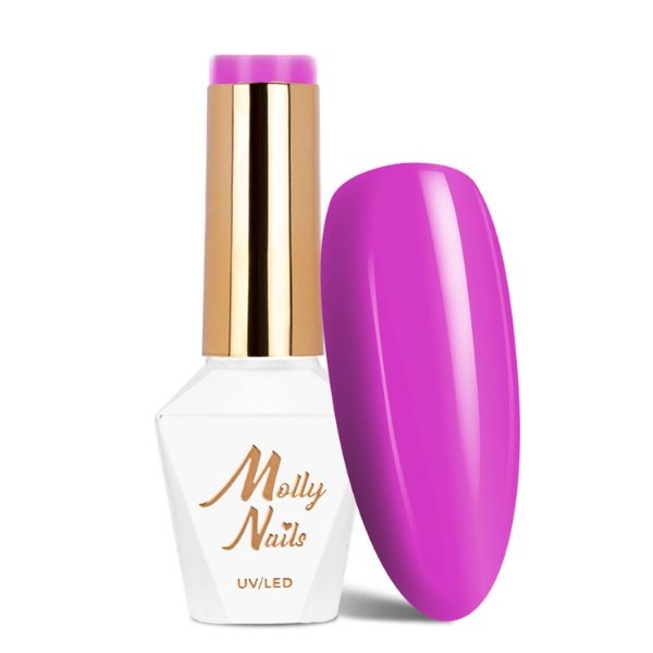 Molly Lac UV/LED gél lak HEMA/Di-HEMA Free Sorbet - Lilac Whisper č. 294, 8g