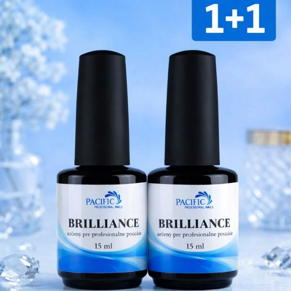Brilliance - vrchný UV gél s leskom, 15ml - AKCIA 1+1 ZADARMO