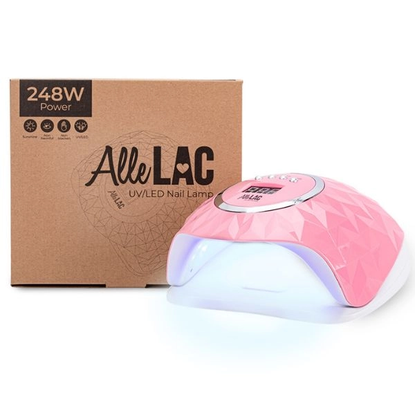 AlleLac Y13, UV/LED lampa 248W, ružová