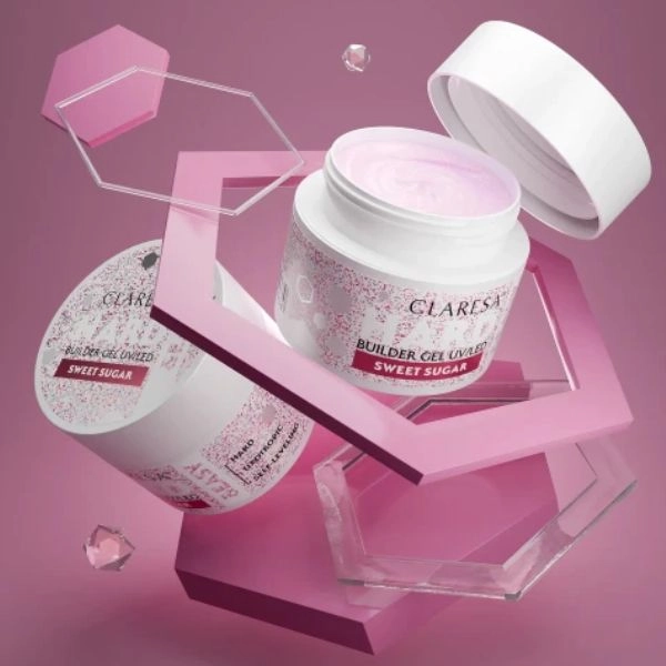 Claresa HARD&EASY UV/LED builder gel - Sweet Sugar, 12g