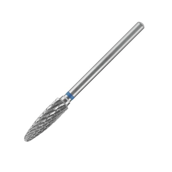 Staleks Pro Expert 4/14 mm okrúhly kužeľový brúsny nadstavec, modrý