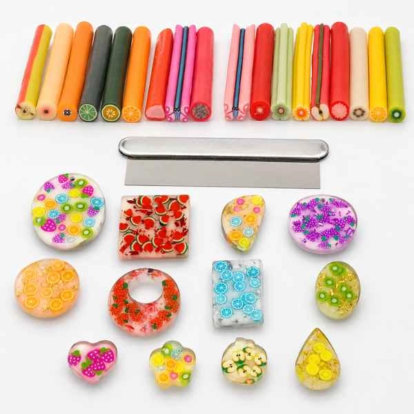 Sada Fimo nail art + rezák