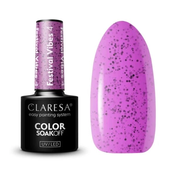 Claresa UV/LED Color Soak Off - Festival Vibes 4, 5g