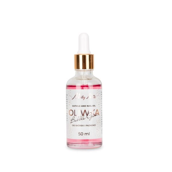 MollyNails olej na nechtovú kožičku - Bubble Gum, 50ml