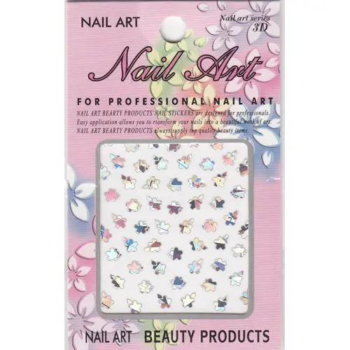 Ligotavá samolepka - 3D kvety